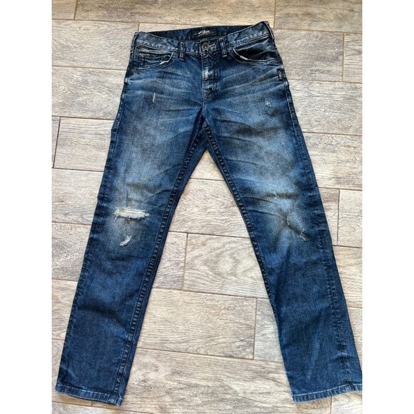 Silver Jeans Eddie mens 30 x 32 Western 30x32 Distressed Stretch Western‎ Jean - Picture 4 of 9